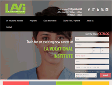 Tablet Screenshot of lavocational.com